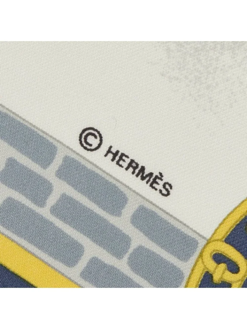 ★SOLD★ Hermes Carre 90 les Haras Nationaux Scarf toblue Multicolor - Picture 4 of 4